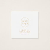 Grafikkarte für Minimalistische Haarklammern (Vorderseite)