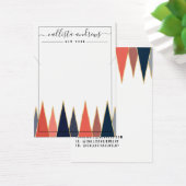 Grafikkarte für Navy Coral Triangle Geo Necklace (Schreibtisch)