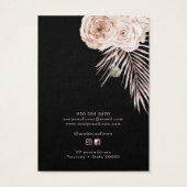 Grafikkarte für tropische Rose (Rückseite)