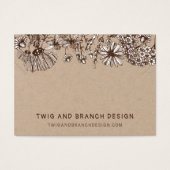 Grafikkarte für "Wilde Blume" (Necklace Bracelet D (Vorderseite)