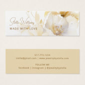 Grafikkarte mit der weißen Gold Blume (Vorne & Hinten)