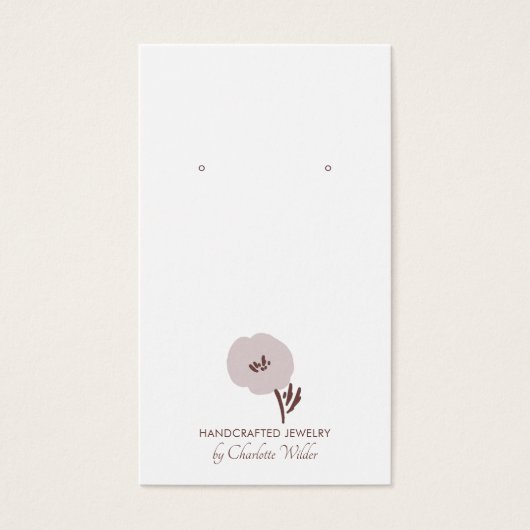 Grafikkarte mit hübscher Blume (Vorderseite)