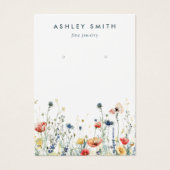 Grafikkarte mit lebendiger Wildblume (Vorderseite)