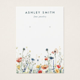 Grafikkarte mit lebendiger Wildblume