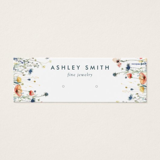 Grafikkarte mit lebendiger Wildblume (Vorderseite)