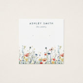 Grafikkarte mit lebendiger Wildblume (Vorderseite)