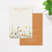 Grafikkarte mit rustikaler Wildblume (Schreibtisch)