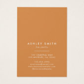 Grafikkarte mit rustikaler Wildblume (Rückseite)