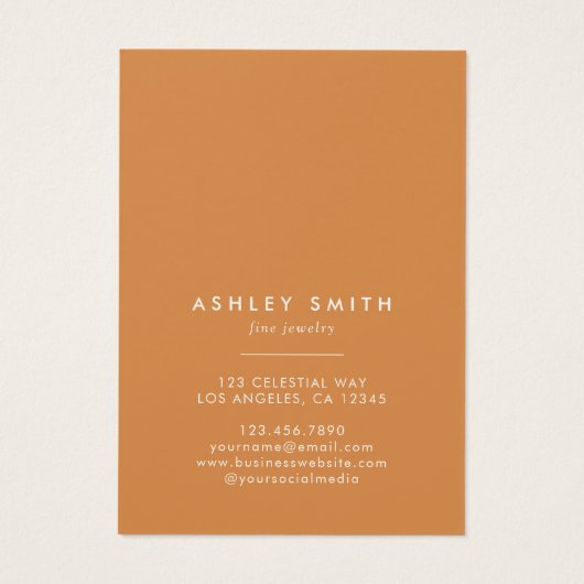 Grafikkarte mit rustikaler Wildblume (Rückseite)