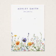 Grafikkarte mit Wildblume