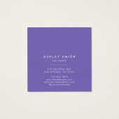 Grafikkarte mit Wildblume (Rückseite)