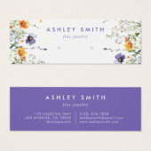 Grafikkarte mit Wildblume (Vorne & Hinten)