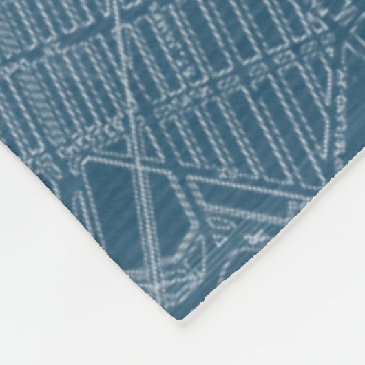 Grafikkarte von Boston Fleecedecke (Ecke)