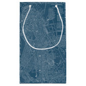 Grafikkarte von Boston Kleine Geschenktüte (Rückseite)