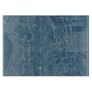 Grafikkarte von Boston Schneidebrett