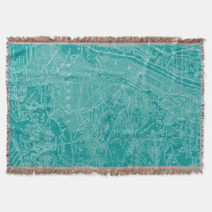 Grafikkarte von New York Decke