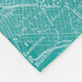 Grafikkarte von New York Fleecedecke (Ecke)