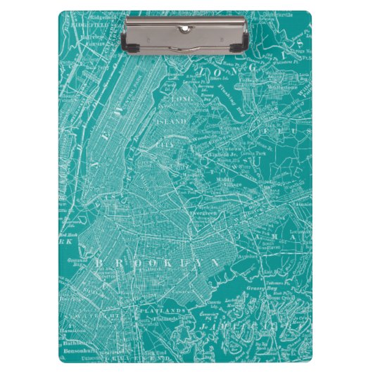 Grafikkarte von New York Klemmbrett (Vorderseite)