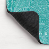 Grafikkarte von New York Mousepad (Ecke)