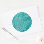 Grafikkarte von New York Runder Aufkleber (Umschlag)