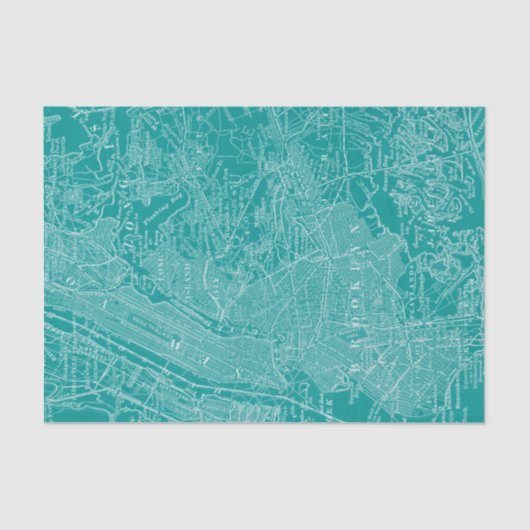 Grafikkarte von New York Seidenpapier (Vorderseite)