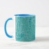 Grafikkarte von New York Tasse (Links)