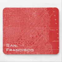 Grafikkarte von San Francisco