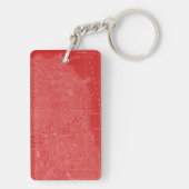 Grafikkarte von San Francisco Schlüsselanhänger (Rückseite)