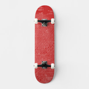 Grafikkarte von San Francisco Skateboard