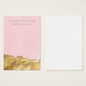 Grafikkarten mit abstraktem Rosa Gold (Vorne & Hinten)