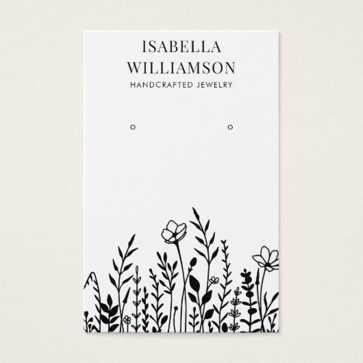 Grafikkarten mit hübscher Wildblume (Vorderseite)