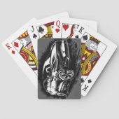 Grafikkarten von Autos Spielkarten (Rückseite)