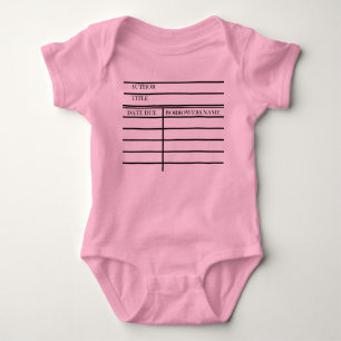 Grafikkartentext für die Bibliothek Baby Strampler