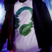 Grafikkopfhörer für den Dj-T - Shirt