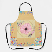 Grafikkunst, helle Frühlingsblütendarstellung Schürze (Vorderseite)
