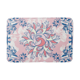 Grafikkunst, helles Leben Badematte