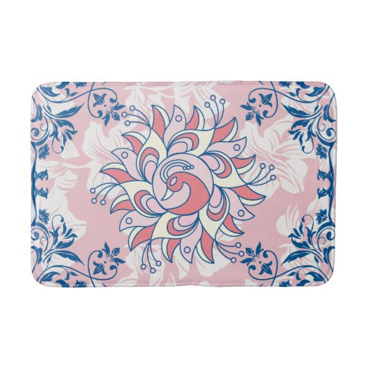 Grafikkunst, helles Leben Badematte (Vorderseite)