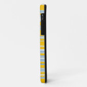 Grafikkunst in Gelb und Grau Case-Mate iPhone Hülle (Hinten/Links)
