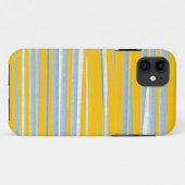 Grafikkunst in Gelb und Grau Case-Mate iPhone Hülle (Rückseite (Horizontal))