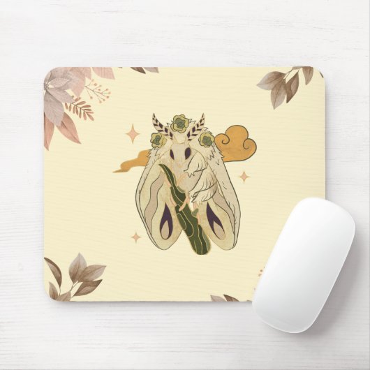 Grafikkunst, Mystische Mothe Mousepad (Mit Mouse)
