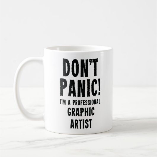 Grafikkünstler Kaffeetasse (Links)
