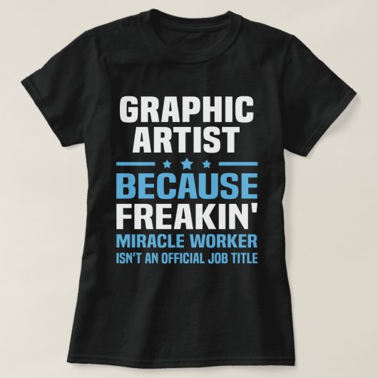 Grafikkünstler T-Shirt (Design vorne)