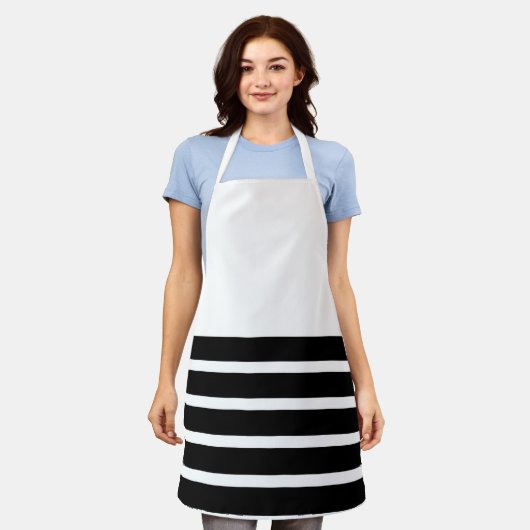 Grafiklinien Schürze (Getragen)