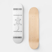 Grafiklizzard Skateboard (Vorderseite)