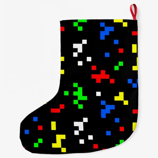 Grafikmuster für das 8-Bit-Videospiel Großer Weihnachtsstrumpf (Rückseite)
