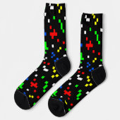 Grafikmuster für das 8-Bit-Videospiel Socken (Linkes Detail)