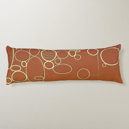 Grafikmuster Seitenschläferkissen (Rückseite)