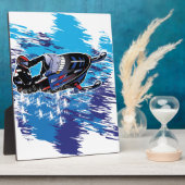 Grafikschneemobil Fotoplatte (Seite)