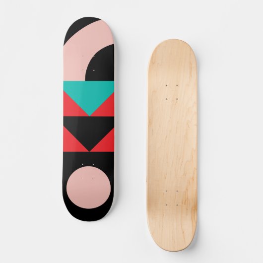 Grafikskateboard 8 skateboard (Vorderseite)