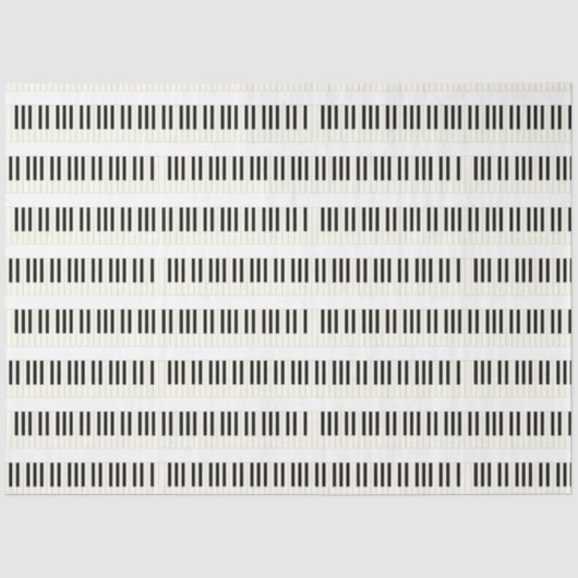 Grafiktafel für Klaviertastatur Seidenpapier (Vorderseite)